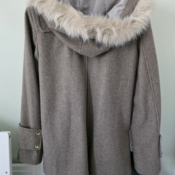 a new day Gray Hooded Women's Coat - Picture 5 of 6